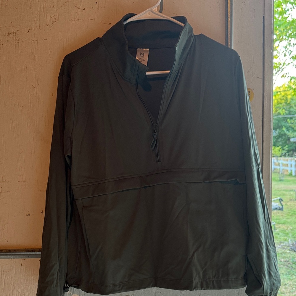 Forest Green Half-Zip Pullover